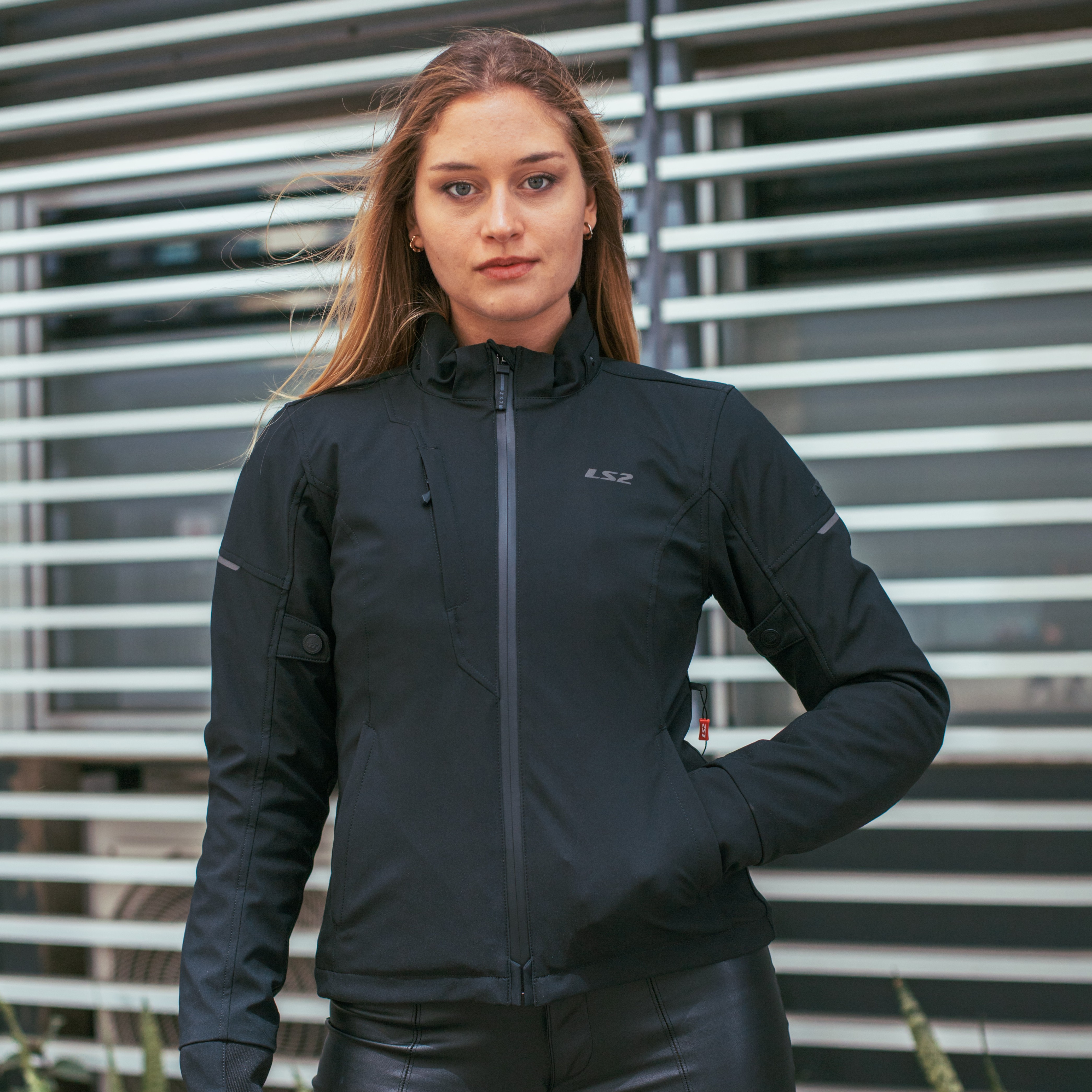 Campera LS2  Bolton Mujer Negra